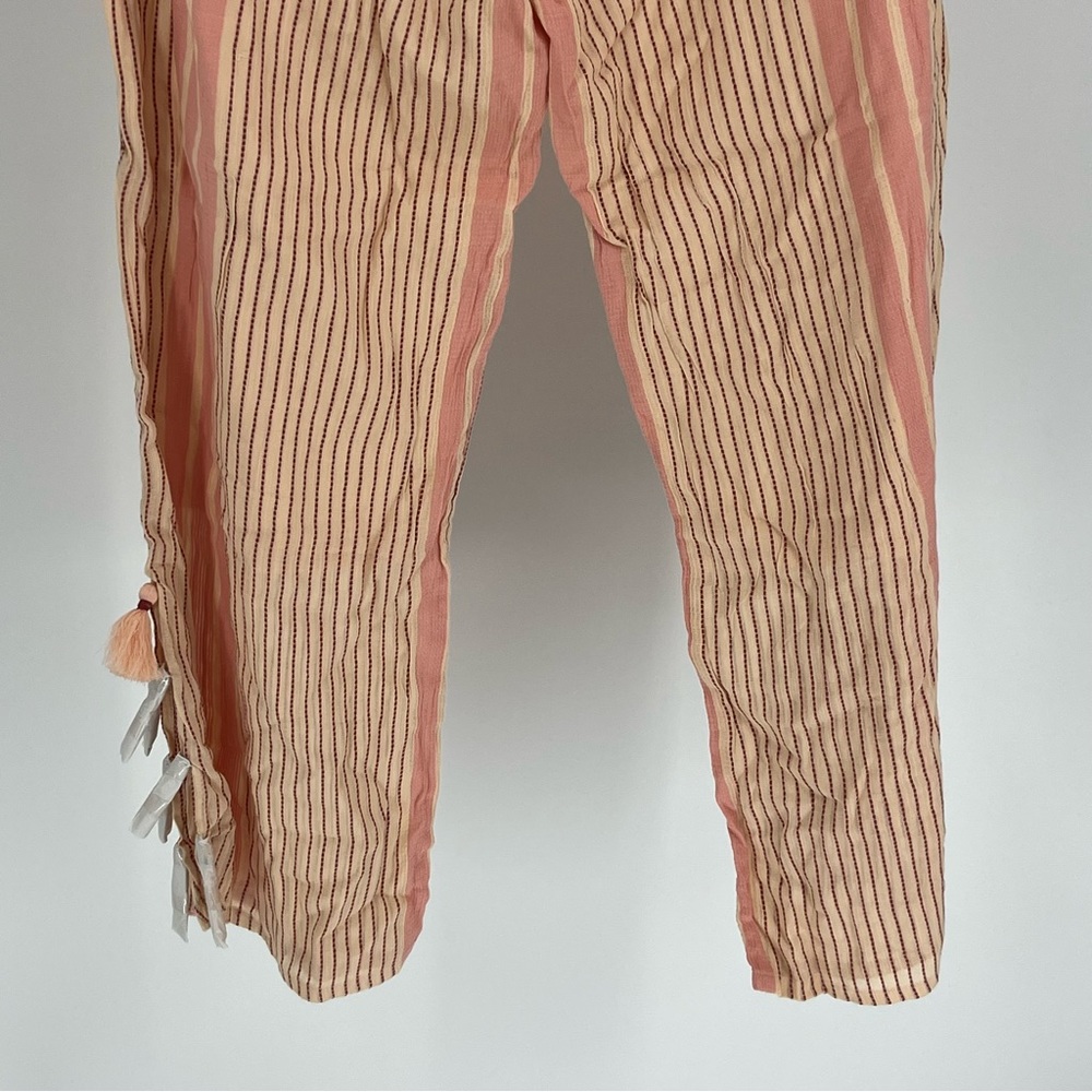 SOFT SURROUNDINGS NWT TALAMANCA WIDE LEG PANTS 1X CREAM CORAL - Picture 8 of 12